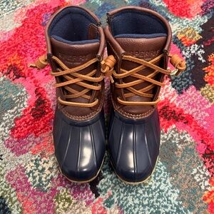 Sperry Kids' Dark Brown and Navy Boots